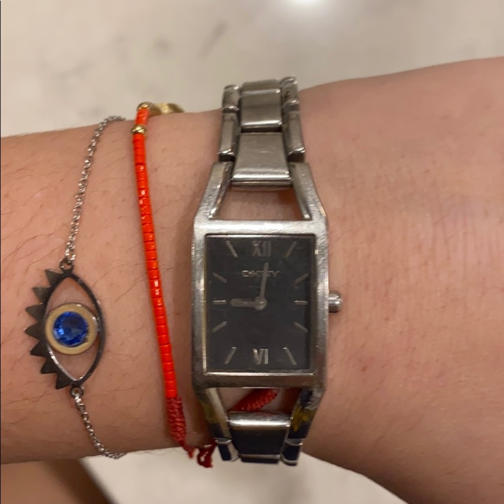 4/$20 DKNY stainless steele watch